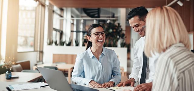 Working Professionals in the Office